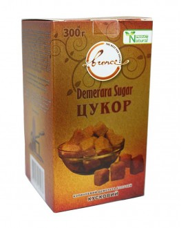 Сахар тростниковый коричневый нерафинированный кусковой Demerara 300 г