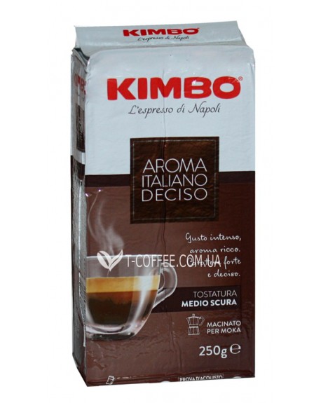 Кофе KIMBO Aroma Italiano Gusto Deciso молотый 250 г (8002200106010)