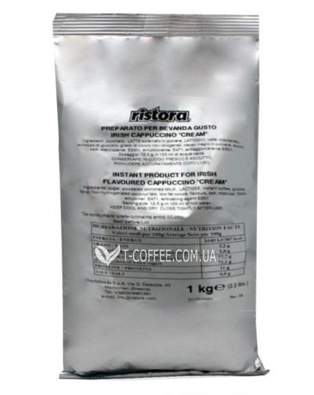 Капучино RISTORA Irish Cream Ирландский Виски 1 кг (8004990146627)