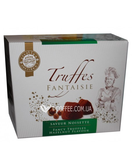 Конфеты Truffes Fantaisie Saveur Noisette Трюфель Лесной Орех 150 г (3472710021496)