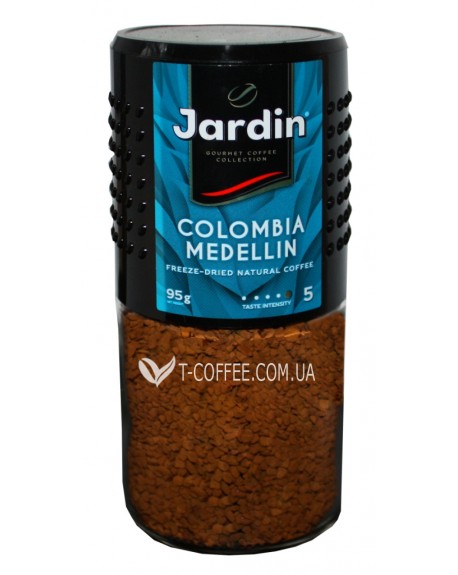 Кофе JARDIN Colombia Medellin растворимый 95 г ст. б. (4823096803593)