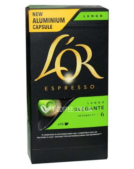 Кофе L'OR Nespresso Espresso Elegante Lungo в капсулах 10 х 5,2 г (8711000360026)