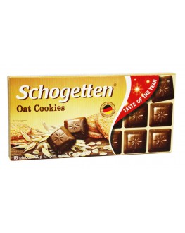 Шоколад SCHOGETTEN Oat Cookies Молочный Овсяное Печенье 100 г (4000415007706)
