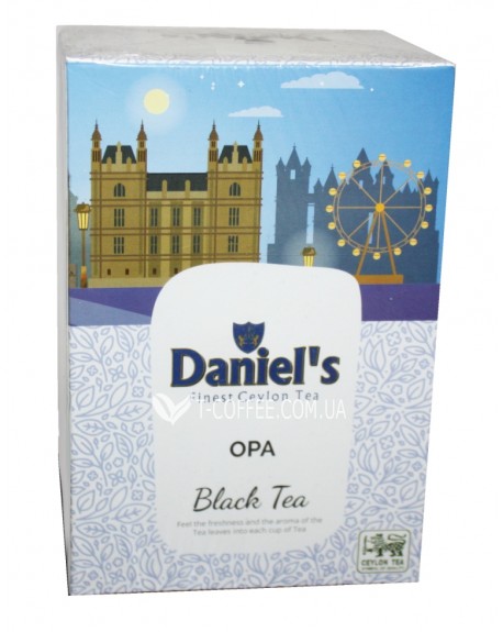 Чай DANIEL'S OPA Black Tea 100 г к/п (4796017690490)