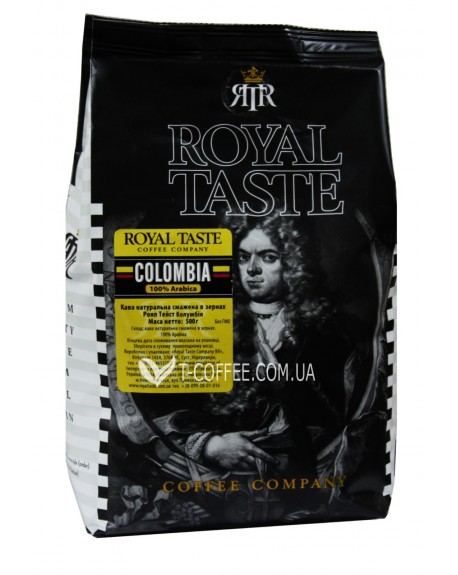 Кофе ROYAL TASTE Colombia зерновой 500 г (8719324106054)