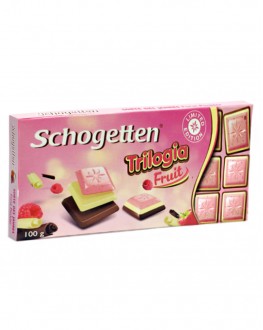 Шоколад SCHOGETTEN Trilogia Fruit Трилогия Малина 100 г (4000415021009)