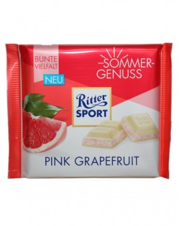 Шоколад RITTER SPORT Pink Grapefruit Белый Розовый Грейпфрут 100 г