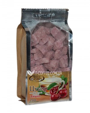 Сахар колотый кусковой с вишней Sweet Cubes 250 г фото