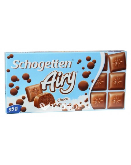 Шоколад SCHOGETTEN Airy Choco Молочний Пористий 95 г (4000415017798)