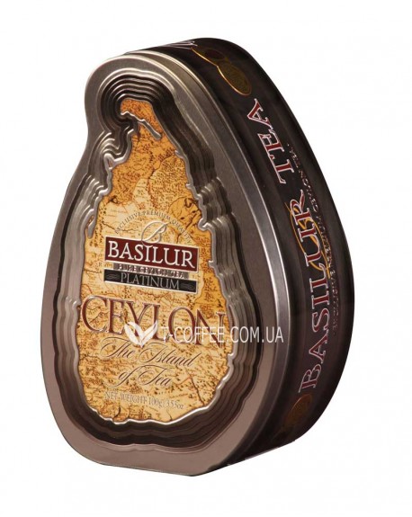 Чай BASILUR Platinum Платинум - Чайный Остров 100 г ж/б (4792252100855)