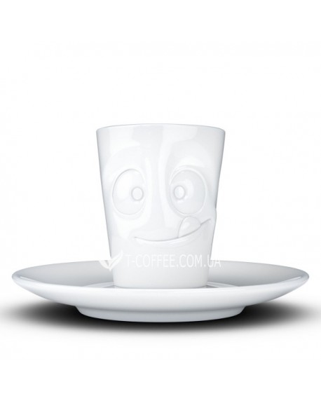 Чашка с блюдцем TASSEN Espresso Лакомый фарфоровая 80 мл