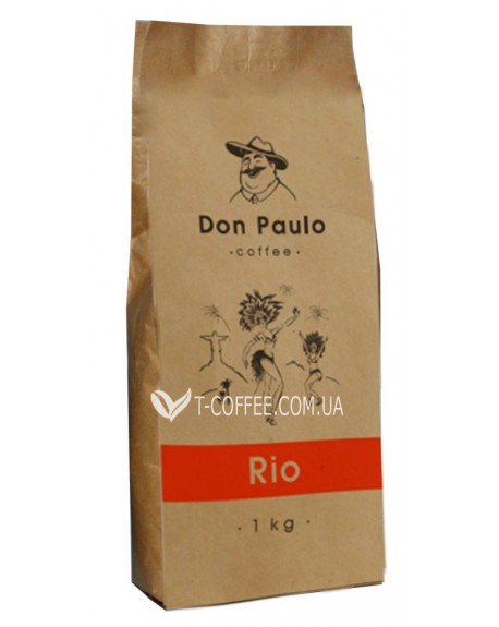 Кофе DON PAULO Rio зерновой 1 кг