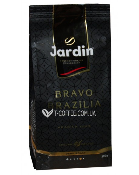 Кофе JARDIN Gourmet Bravo Brazilia 100% Arabica молотый 250 г (4823096805016)