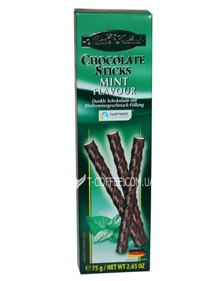 Шоколад MAITRE TRUFFOUT Chocolate Sticks Mint Flavour Мята 75 г (9002859053801)