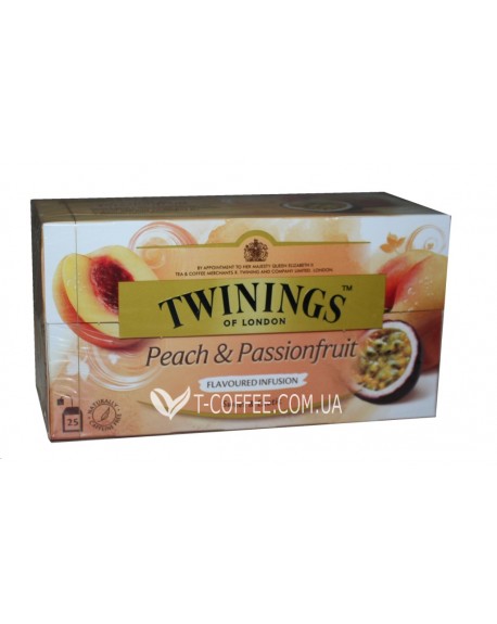 Чай TWININGS Peach Passionfruit Персик Маракуйя 25 х 2 г (070177083564)