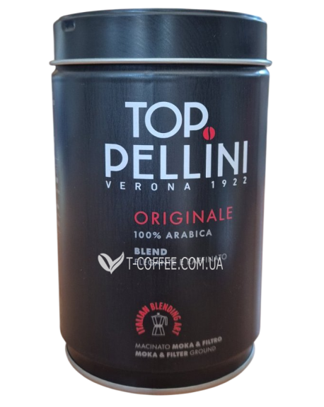 Кофе PELLINI Top Arabica 100% молотый 250 г ж/б (8001685093228)