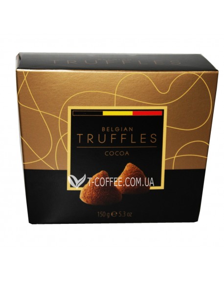Конфеты BELGIAN TRUFFLES Cocoa Какао 150 г в коробке (5420066370018)