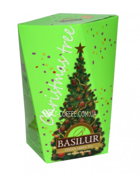 Чай BASILUR Елка Зеленая - Рождественская Ель 85 г к/п (4792252932722)