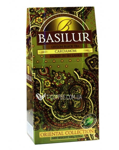 Чай BASILUR Cardamom Кардамон - Восточная 100 г к/п (4792252934849)