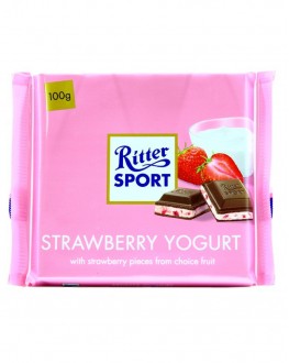 Шоколад RITTER SPORT Strawberry Yogurt Молочный Клубничный Йогурт 100 г