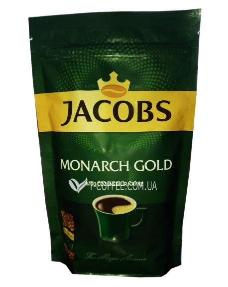 Кофе JACOBS Monarch Gold растворимый 100 г эконом. пак. (8714599610336)