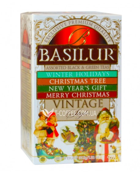 Чай BASILUR Assorted Vintage Ассорти - Винтаж 20 х 2 г (4792252934047)