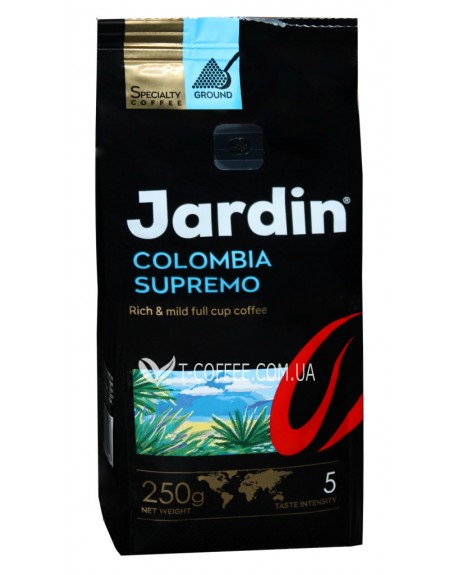 Кофе JARDIN Specialty Colombia Supremo 100% Arabica молотый 250 г (4823096801469)