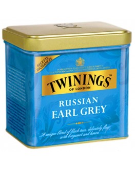 Чай TWININGS Russian Earl Grey Русский Эрл Грей 150 г ж/б