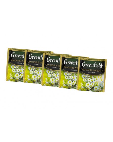 Чай GREENFIELD Camomile Meadow Ромашка 100 х 1,5 г эконом. упаковка