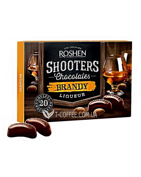 Конфеты ROSHEN Shooters Brandy Бренди 150 г в коробке