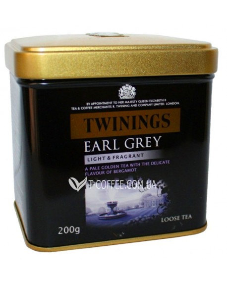 Чай TWININGS Earl Grey Ерл Грей 200 г ж/б (070177247454)