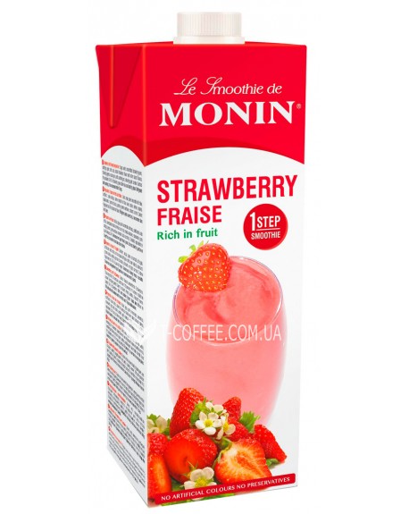 Смузи MONIN Strawberry Клубника 1 л
