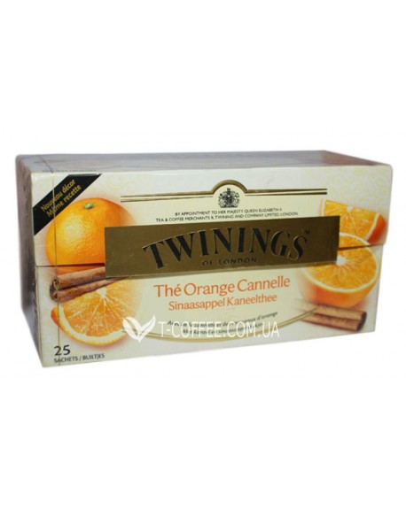Чай TWININGS the Saveur Orange Cannelle Черный Апельсин Корица 25 х 2 г (5055953900551)