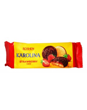 Печенье ROSHEN Karolina Strawberry Cake Клубника 135 г - фото