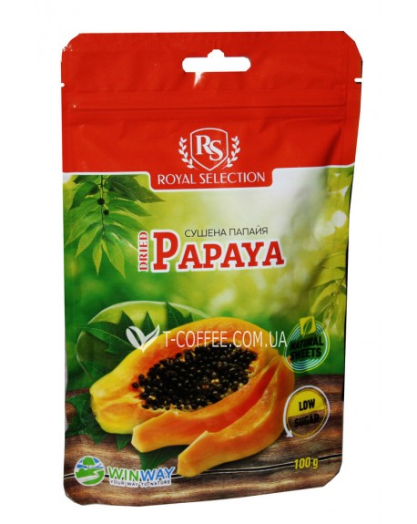 Папайя ROYAL SELECTION сушеная 100 г (4821912901669)