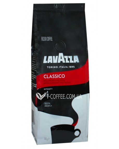 Кофе LAVAZZA Classico молотый 340 г (8000070075269)