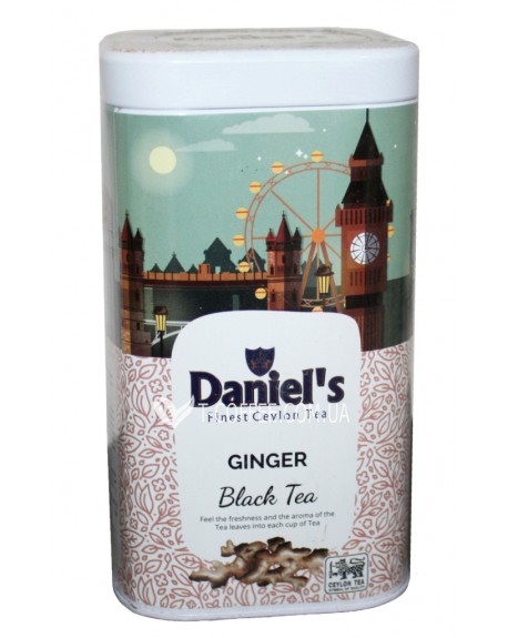 Чай DANIEL'S Ginger Black Tea 100 г ж/б (4796017690568)