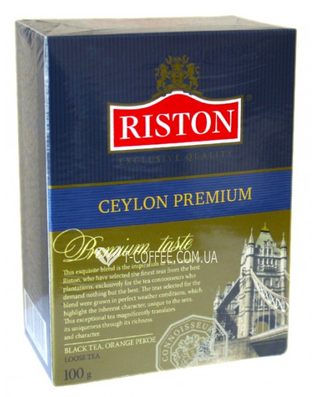 Чай RISTON Ceylon Premium Цейлонский Премиальный 100 г к/п (479215601050)