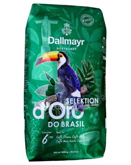 Кава DALLMAYR Crema d'Oro Selektion Des Jahres Do Brasil зернова 1 кг (4008167035503)