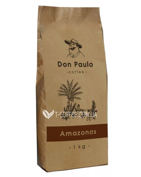 Кофе DON PAULO Amazonas зерновой 1 кг