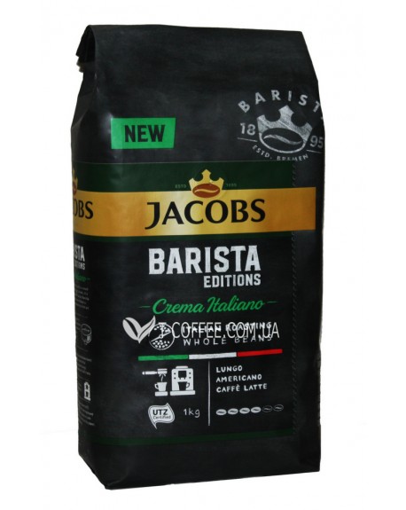 Кофе JACOBS Barista Editions Crema Italiano зерновой 1 кг (8711000856000)