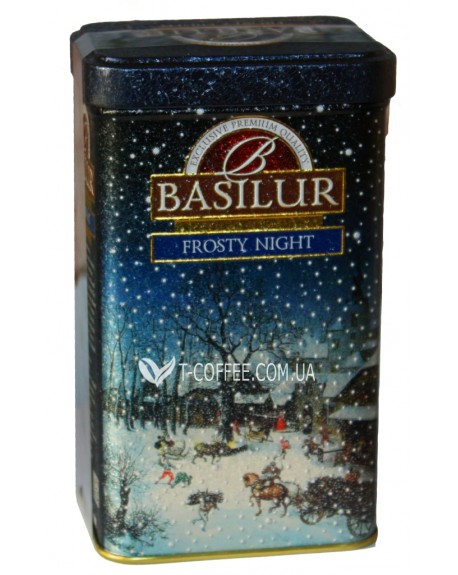 Чай BASILUR Frosty Night Морозная Ночь - Морозная 85 г ж/б (4792252932067)