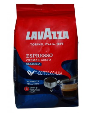 Кофе LAVAZZA Espresso Crema e Gusto Classico зерновой 1 кг (8000070038974) фото