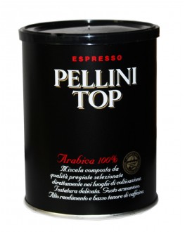 Кава PELLINI Top Arabica 100% мелена 250 г ж/б (8001685093228)