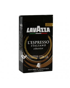 Кофе LAVAZZA L'Espresso Italiano Classico молотый 250 г - фото