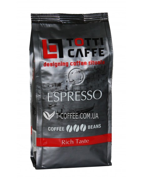 Кофе ROBERTO TOTTI Espresso зерновой 250 г (8718868256348)