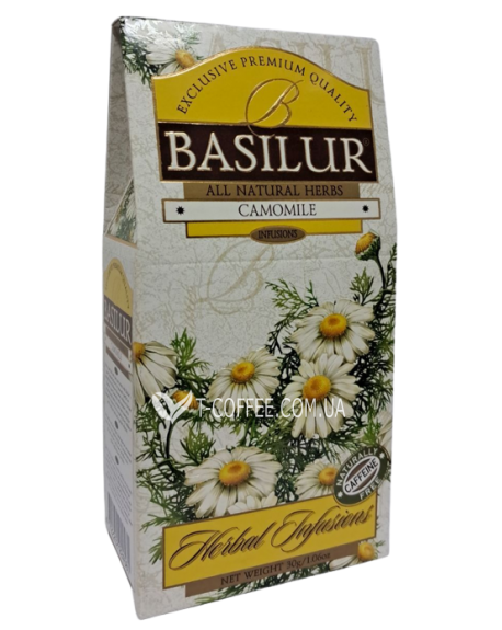 Чай BASILUR Camomile Ромашка - Травяные Сборы 30 г к/п (4792252924581)