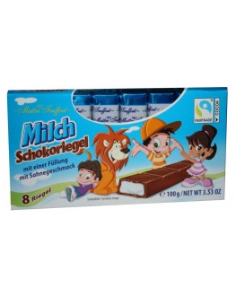 Шоколад MAITRE TRUFFOUT Milch Schokoriegel Молочный 8 х 12,5 г (9002859034725)