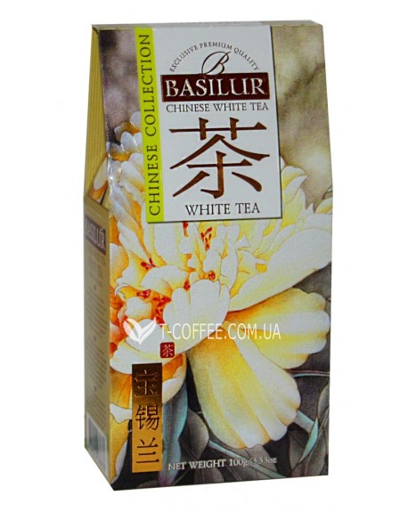 Чай BASILUR White Tea Белый Чай - Китайская 100 г к/п (4792252936836)