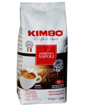 Кофе KIMBO Espresso Napoletano зерновой 1 кг (8002200101688) фото